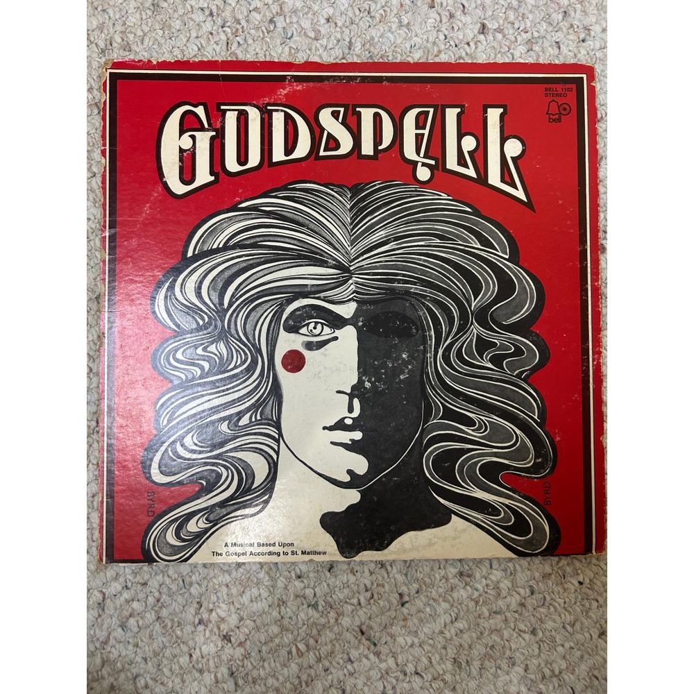 Godspell Original Cast Recording Vinyl LP 1971 Bell Records BELL 1102 Soundtrack